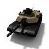 M1A2 Abrams with interior-汽车-军事汽车-VR/AR模型-3D城