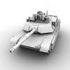 M1A2 Abrams with interior-汽车-军事汽车-VR/AR模型-3D城