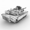 M1A2 Abrams with interior-汽车-军事汽车-VR/AR模型-3D城