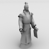 文官-角色人体-角色-VR/AR模型-3D城