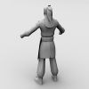 明教骑乘弟子-角色人体-角色-VR/AR模型-3D城