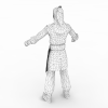 明教骑乘弟子-角色人体-角色-VR/AR模型-3D城