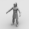 明教骑乘弟子-角色人体-角色-VR/AR模型-3D城