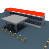 加油站-建筑-基础设施-VR/AR模型-3D城