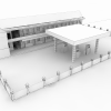 加油站-建筑-基础设施-VR/AR模型-3D城