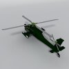 APACHE 直升机-飞机-直升机-VR/AR模型-3D城