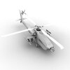 APACHE 直升机-飞机-直升机-VR/AR模型-3D城