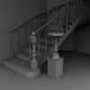 简欧楼梯-建筑-其它-VR/AR模型-3D城