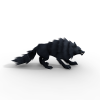 狼兽-动植物-哺乳动物-VR/AR模型-3D城