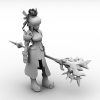 游戏角色-角色人体-角色-VR/AR模型-3D城