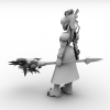 游戏角色-角色人体-角色-VR/AR模型-3D城