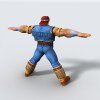 街头霸王：霍克-角色人体-角色-VR/AR模型-3D城