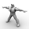 街头霸王：霍克-角色人体-角色-VR/AR模型-3D城