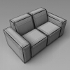 沙发-家居-沙发-VR/AR模型-3D城