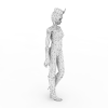 时尚黑色套装漂亮美女-角色人体-角色-VR/AR模型-3D城