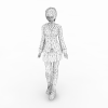 街舞区MM-角色人体-女人-VR/AR模型-3D城