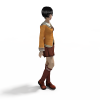 街舞区MM-角色人体-女人-VR/AR模型-3D城