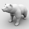 野熊-动植物-哺乳动物-VR/AR模型-3D城