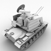 M247约克中士自行防空炮-汽车-军事汽车-VR/AR模型-3D城