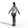 美女-角色人体-角色-VR/AR模型-3D城