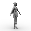 美女-角色人体-角色-VR/AR模型-3D城