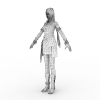 美女-角色人体-角色-VR/AR模型-3D城