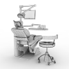 牙医诊疗椅-科技-医疗设备-VR/AR模型-3D城