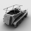 sd.kfz250式半履带装甲车-汽车-军事汽车-VR/AR模型-3D城