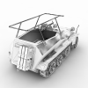 sd.kfz250式半履带装甲车-汽车-军事汽车-VR/AR模型-3D城