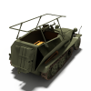 sd.kfz250式半履带装甲车-汽车-军事汽车-VR/AR模型-3D城