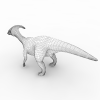 副栉龙-动植物-古生物-VR/AR模型-3D城