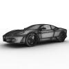 法拉利F430-汽车-VR/AR模型-3D城