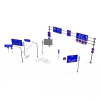 路标-建筑-科幻-VR/AR模型-3D城