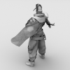 卓越之剑 佣兵老大_杰拉德-角色人体-角色-VR/AR模型-3D城