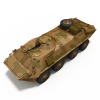 BTR-70装甲车-汽车-军事汽车-VR/AR模型-3D城