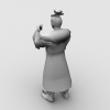 神话OL角色-角色人体-角色-VR/AR模型-3D城