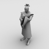 神话OL角色-角色人体-角色-VR/AR模型-3D城