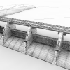 桥梁水库-建筑-基础设施-VR/AR模型-3D城