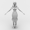 女性角色-角色人体-角色-VR/AR模型-3D城
