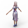 女性角色-角色人体-角色-VR/AR模型-3D城
