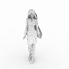 街舞区MM-角色人体-女人-VR/AR模型-3D城