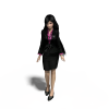 街舞区MM-角色人体-女人-VR/AR模型-3D城