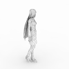 街舞区MM-角色人体-女人-VR/AR模型-3D城