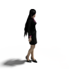 街舞区MM-角色人体-女人-VR/AR模型-3D城