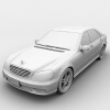 奔驰轿车-汽车-家用汽车-VR/AR模型-3D城