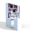计算机办公室家具-家居-桌椅-VR/AR模型-3D城
