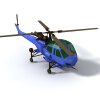 英国直升机-飞机-直升机-VR/AR模型-3D城