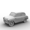 ZAZ Zaporozhets古董汽车-汽车-家用汽车-VR/AR模型-3D城