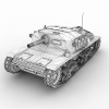 意大利M40/41/42突击炮-汽车-军事汽车-VR/AR模型-3D城