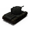 KV2坦克-汽车-军事汽车-VR/AR模型-3D城